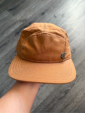 Goorin Bros Rust Brown 5-Panel Canvas Cap